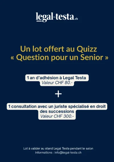 Une année d'adhésion à legal Testa et consultation avec un juriste
